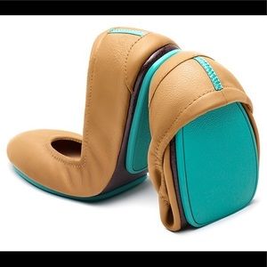 Tieks Flats in Camel